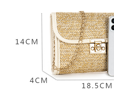 Summer Beach Woven Straw Bag - Trendy & Versatile Women's Casual Tote Handbag for Vacation