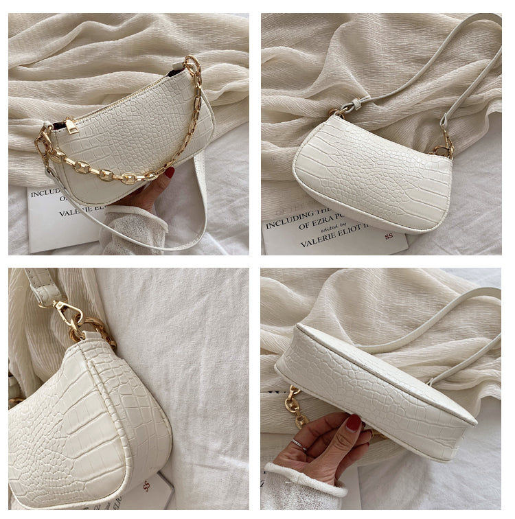 Y2K Chic Armpit Bag | Trendy Solid Color Shoulder Purse for Women