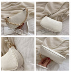 Y2K Chic Armpit Bag | Trendy Solid Color Shoulder Purse for Women
