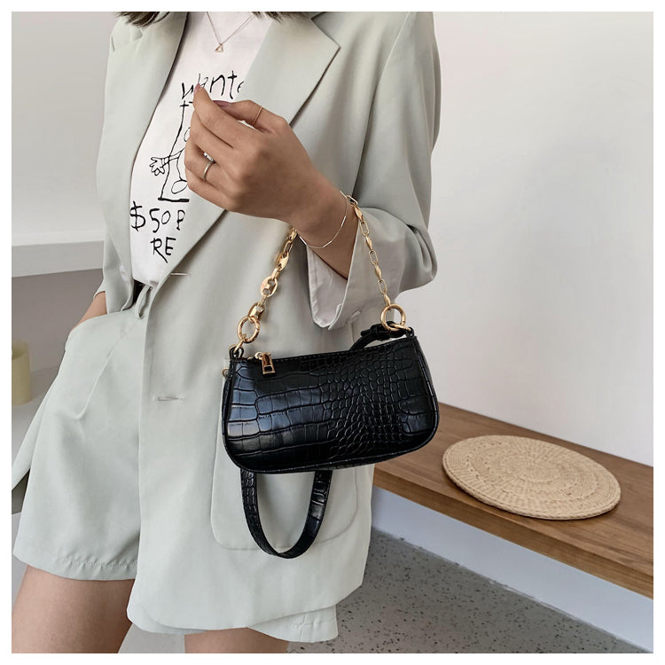 Y2K Chic Armpit Bag | Trendy Solid Color Shoulder Purse for Women