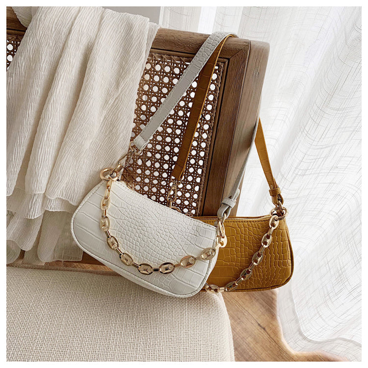 Y2K Chic Armpit Bag | Trendy Solid Color Shoulder Purse for Women