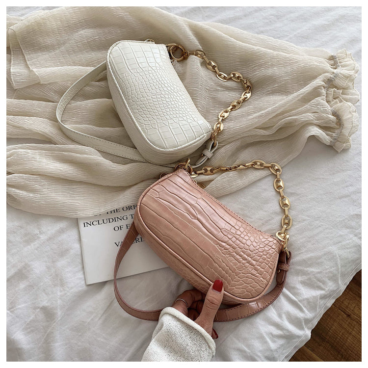 Y2K Chic Armpit Bag | Trendy Solid Color Shoulder Purse for Women