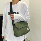 Everyday Casual Flap Shoulder Bag - Compact Unisex Messenger Purse for Essentials