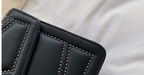 Edgy Rivet Chain Crossbody Bag - Small Studded PU Leather Shoulder Purse for Women