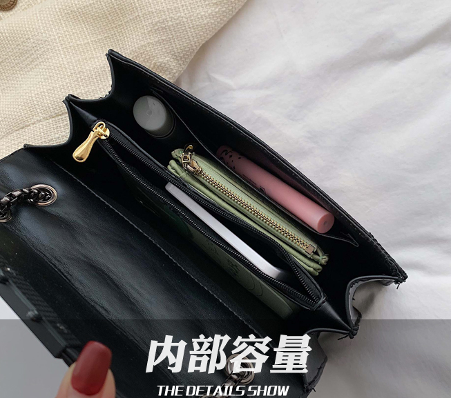 Edgy Rivet Chain Crossbody Bag - Small Studded PU Leather Shoulder Purse for Women