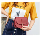 Vintage Tassel Saddle Bag | Mini PU Leather Crossbody Purse for Women