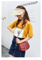 Vintage Tassel Saddle Bag | Mini PU Leather Crossbody Purse for Women