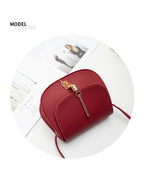 Vintage Tassel Saddle Bag | Mini PU Leather Crossbody Purse for Women