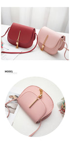 Vintage Tassel Saddle Bag | Mini PU Leather Crossbody Purse for Women