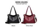 Large Capacity Women's Shoulder Bag - Premium PU Leather Fashion Handbag & Commute Tote