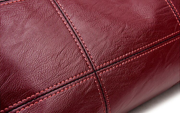 Large Capacity Women's Shoulder Bag - Premium PU Leather Fashion Handbag & Commute Tote