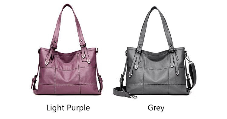 Large Capacity Women's Shoulder Bag - Premium PU Leather Fashion Handbag & Commute Tote