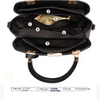 Business Tote Bag | Elegant Multi-Pocket Shoulder Handbag for Women