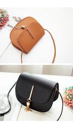 Vintage Tassel Saddle Bag | Mini PU Leather Crossbody Purse for Women
